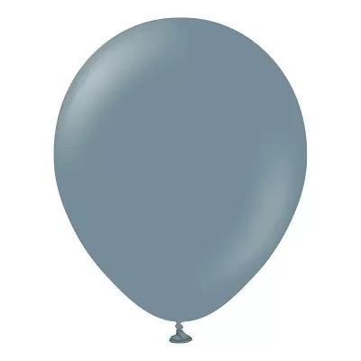 Dekorační retro balonky šedomodré 30 cm/12" 100 ks