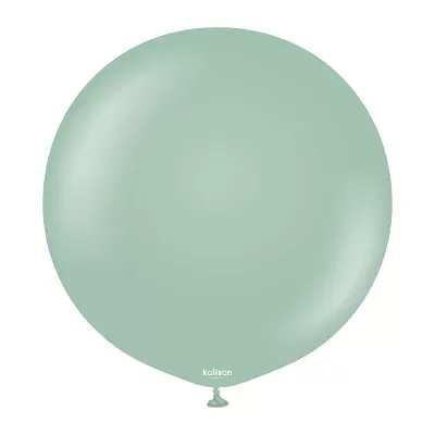 Dekorační retro balonek mentolově zelený 60 cm/24"