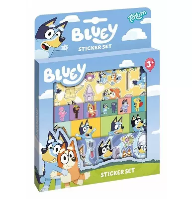 Dárková krabička samolepek Bluey