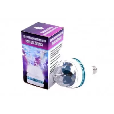 Disco barevná LED žárovka