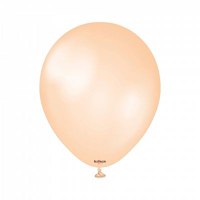 Dekorační perleťový balonek oranžový 13 cm/5"