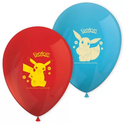 Latexové balonky Pokemon 8 ks