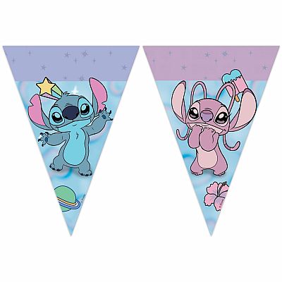 Vlaječková girlanda Stitch a Angel 2,3 m