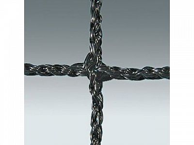 Sieť volejbal LIGA SPORT, PL / 3mm, čierna, s nánosovaným lankom (s dĺžkou 13,5 m)