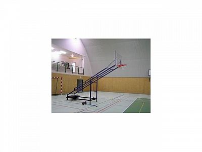 Basketbalová doska 180 x 105 cm, priehľadná, POLYKARBONÁT, podľa noriem CBA