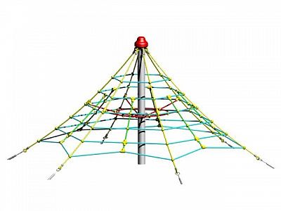 Lanová pyramída SC - výška 2,0 m, výška pádu 1,0 m, 6 zámkov