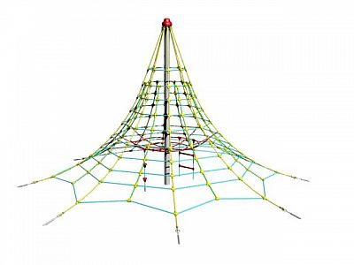 Lanová pyramída SC - výška 3,5 m, výška pádu 1,0 m, 6 zámkov