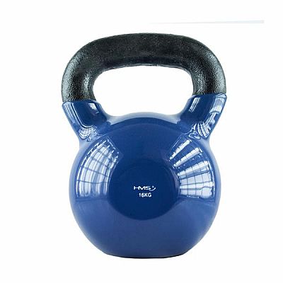 KN 16 KG KETTLEBELL POKRYTÝ VINYLOM HMS