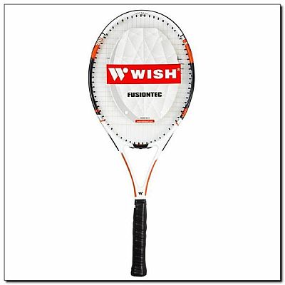 TENISOVÁ RAKETA WISH 590 FUSIONTEC ORANŽOVÁ