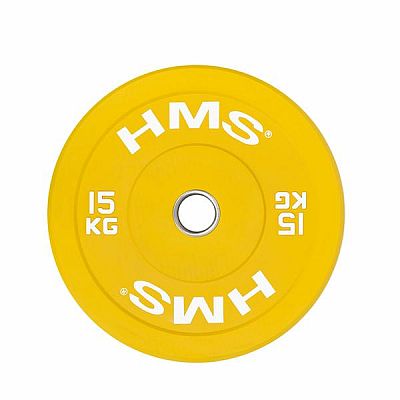 Farebný bumper kotúč HMS CBR 15 kg