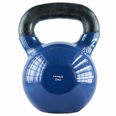 KN 32 KG KETTLEBELL POKRYTÝ VINYLOM HMS