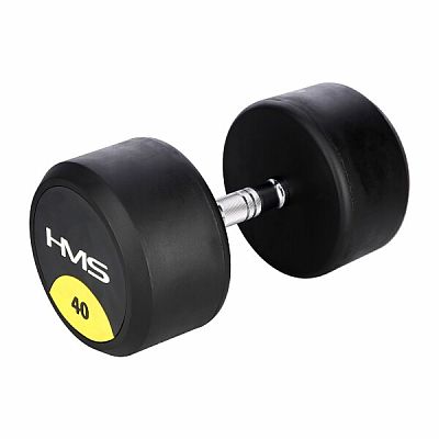 Pogumované jednoručky činka HMS HG Pre 40 kg