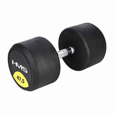 Pogumované jednoručky činka HMS HG Pro 47,5 kg