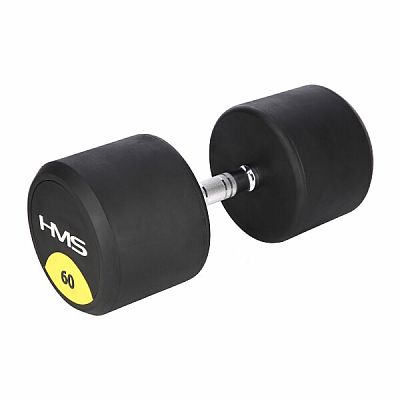 Pogumované jednoručky činka HMS HG Pro 60 kg