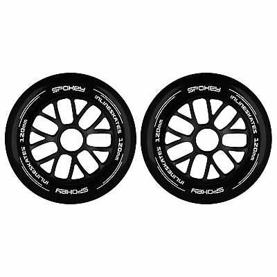 Spokey PU 120 mm Náhradné kolieska k korčuliam, 2 ks