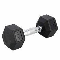 Čierna hexagonálna jednoručka HMS 8 kg