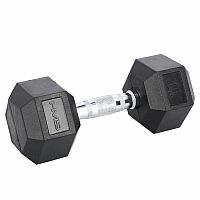 Čierna hexagonálna jednoručka HMS 10 kg