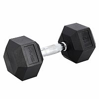 Čierna hexagonálna jednoručka HMS 12 kg