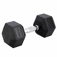 Čierna hexagonálna jednoručka HMS 14 kg