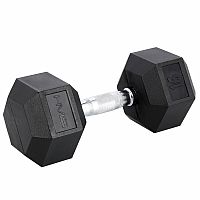 Čierna hexagonálna jednoručka HMS 16 kg