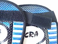 Futbalové chrániče holení F9101 veľ. L modré