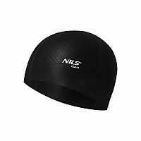 Silikónová čiapka NILS Aqua NQC Dots čierna