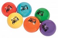 ALL Ball SET 6 ks farebných gumových loptičiek 7,6 cm