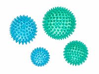 Masážna loptička ježko Reflexball 6 cm Gymnic - PÁR