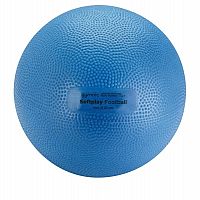 Lopta Softplay Futbal 22 cm - modrý