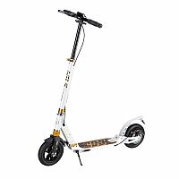 Skladacia kolobežka NILS Extreme HM209T biela-zlatá