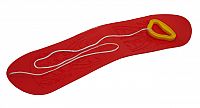 Acra snowboard detský plastový 05-A2033 - červený