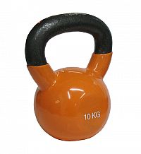Ketlebel 10 kg s vinylovým poťahom
