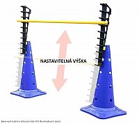 Súprava na preskoky - prekážka s nastaviteľnou výškou 2+2+1