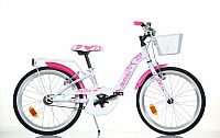 Dino bikes Dievčenské kolo 204R biele 20" 2022