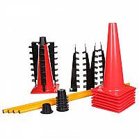 Merco 4x sada na preskoky SP-2 2x kužeľ s držiakom + tyč
