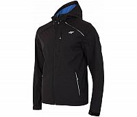 Pánska softshellová bunda 4F čierna
