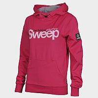 Dámska mikina s kapucňou SWEEP ružová