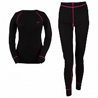 2117 of Sweden Dámsky set termobielizne čierno/ružový veľ. 40