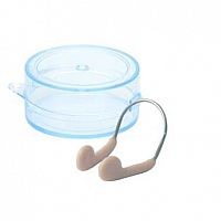 Spokey SHRIMP Plavecký klip na nos, béžový