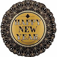 Fóliový balónik Happy New Year Twenties 45 cm