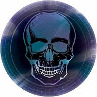 Papírové talíře Halloween - Goblet Skeleton 23 cm