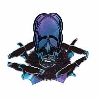 Halloweenska dekorácia na stôl Goblet Skeleton