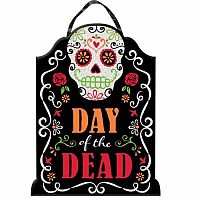 Drevená ceduľa Halloween - Day of the Dead 40 x 30 cm