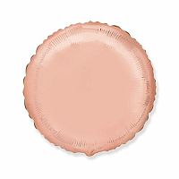 Fóliový balónik kruh rose gold 46 cm - Nebalený
