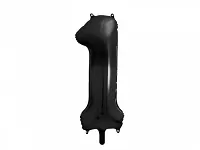 Fóliová číslica - čierna 1 - 86 cm