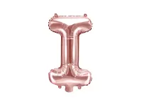 Fóliové písmeno I rose gold 35 cm