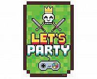 Party pozvánky Game on - 6 ks