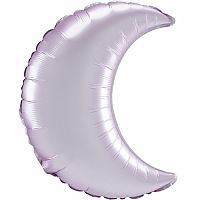 Fóliový balónik Mesiac Satin pastelový ružový - 89 cm