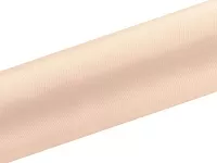 Satén v rolke úzky svetlo broskyňový 16 cm x 9 m