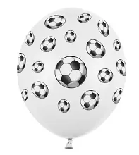 Latexové balóniky futbal 30 cm - 6 ks